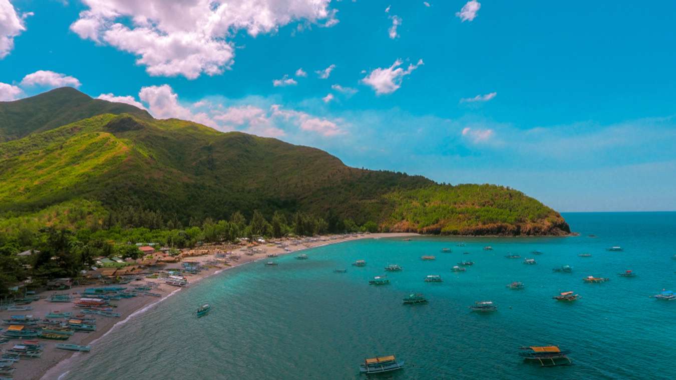 Enjoy the view while surfing in the beautiful Zambales in the Philippines