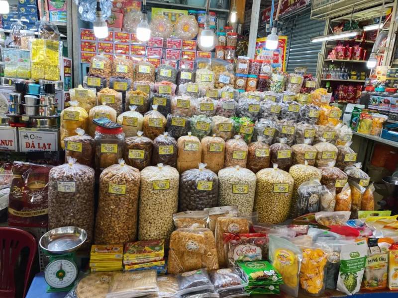 Mặt hàng khô đa dạng