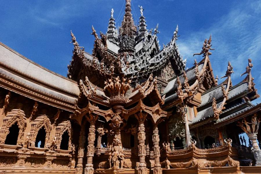 Vẻ dẹp của ngôi đền đầy linh thiêng và uy nghiêm