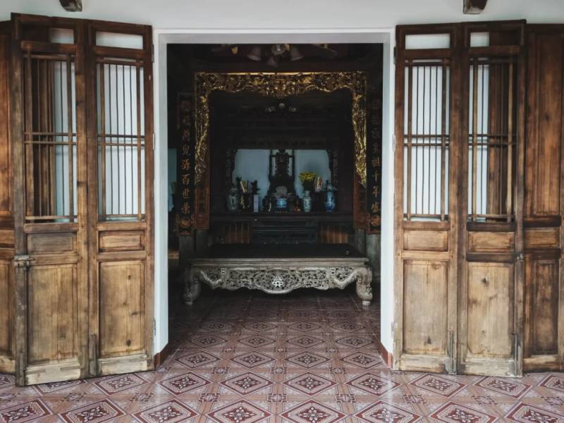 Ngôi nhà với lối kiến trúc cổ xưa