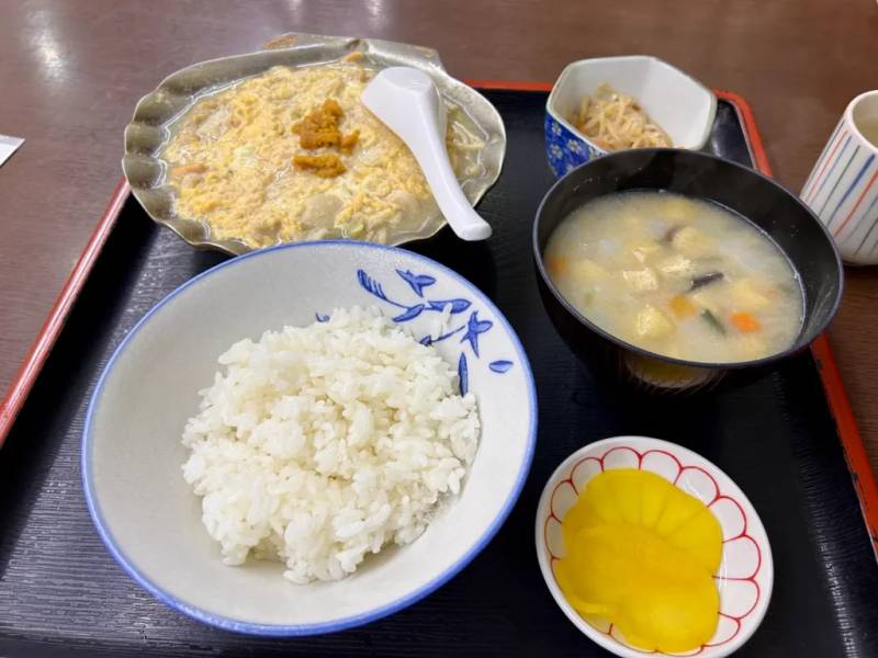 set cơm sò điệp sốt