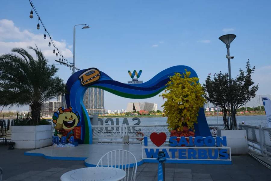 Điểm check-in Saigon waterbus