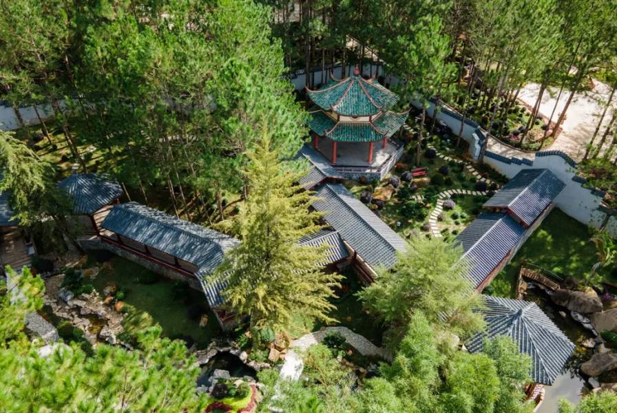 Vườn Thượng Uyển Trung Hoa xanh mát