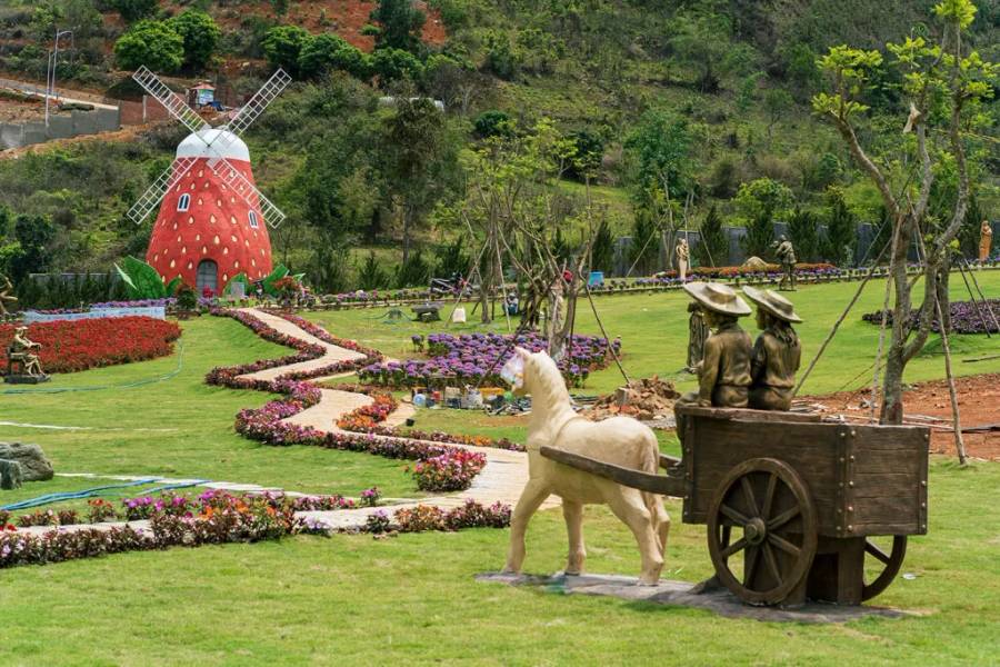 Vườn Tình Yêu điểm đến lãng mạn cho các cặp đôi