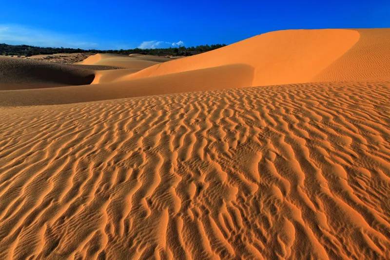Đồi cát đỏ hồng mịn tại Phan Thiết