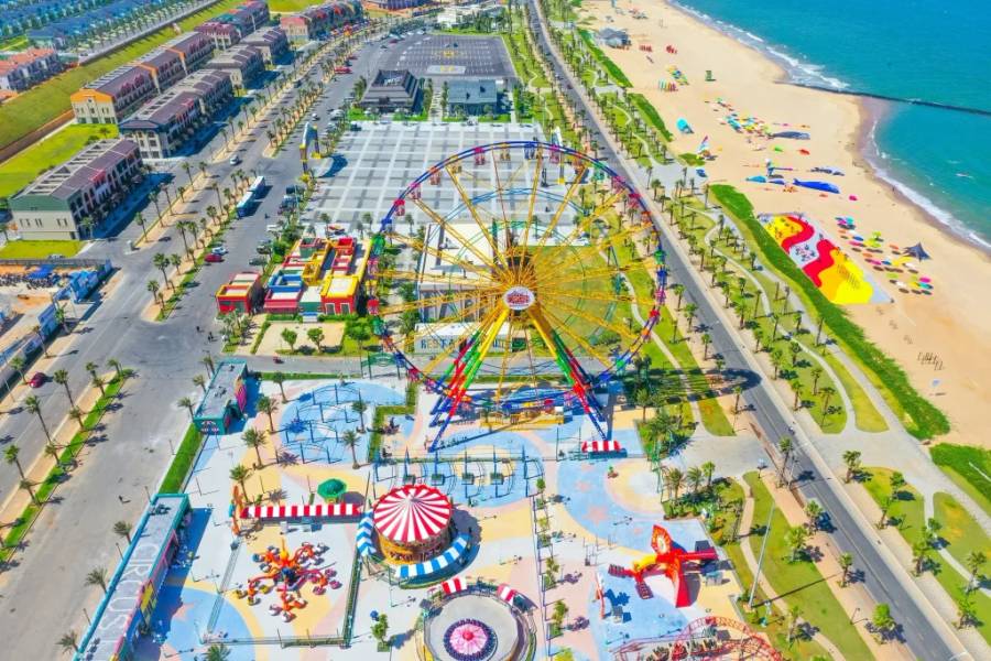 Toàn cảnh Circus Land NovaWorld Phan Thiết từ trên cao