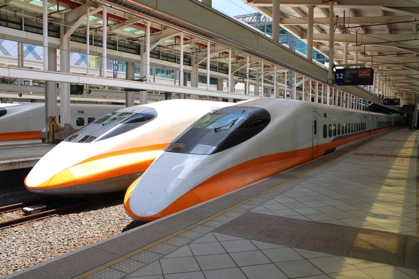 Taipei to taichung high speed rail