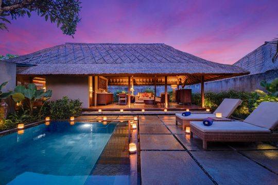 Mayaloka Villas offers traditional-style villas with beautiful pool