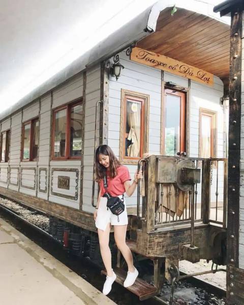 Các toa tàu gỗ ở Đà Lạt