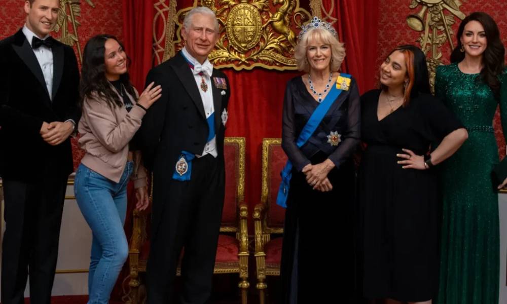 Tượng sáp Vua Charles III và Nữ hoàng Camilla