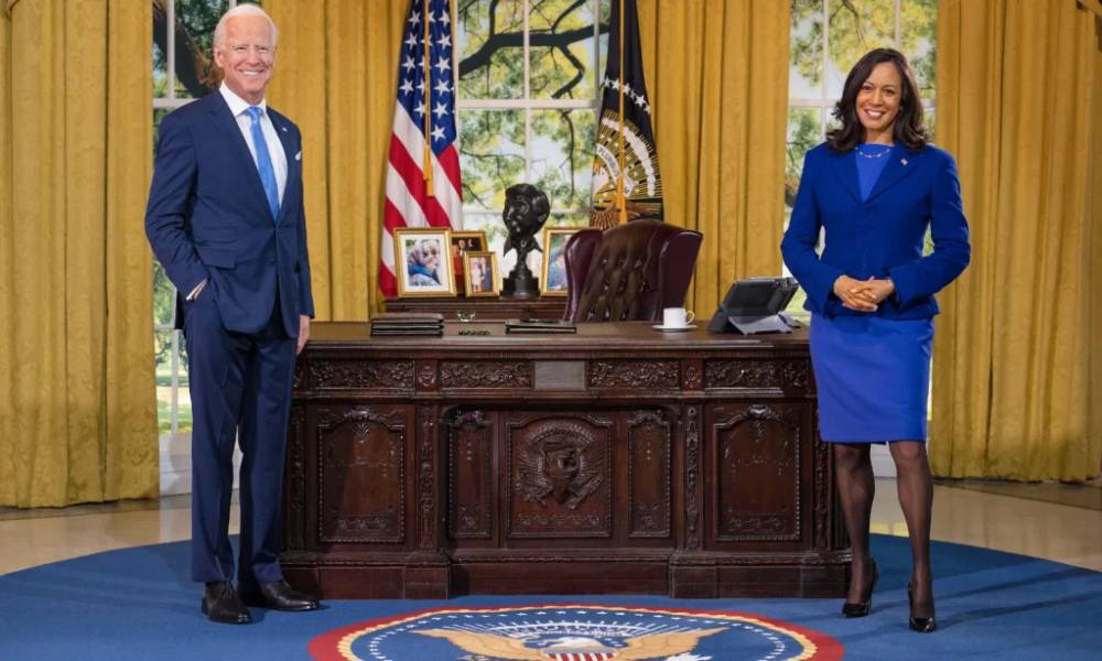 Phòng làm việc của tổng thống Joe Biden bằng tượng sáp