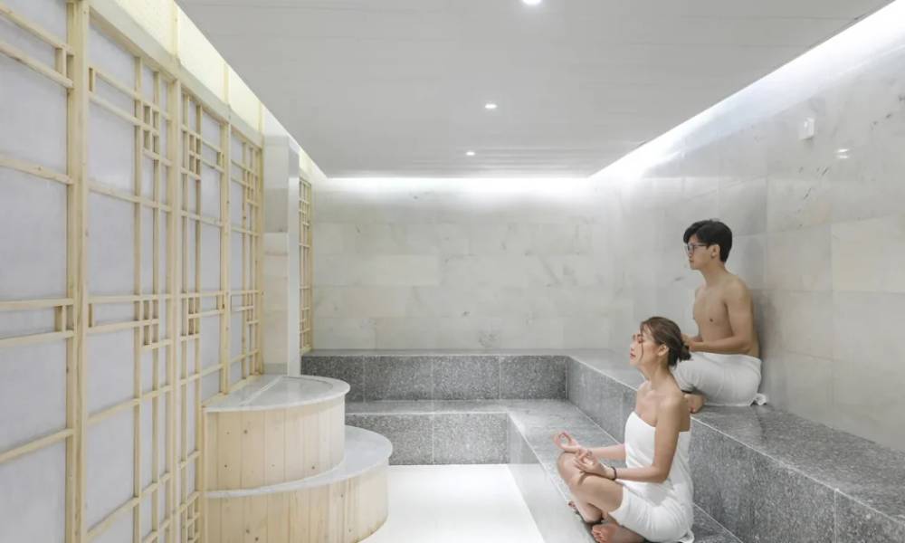 Phòng xông lạnh tại Yoko Onsen Quang Hanh