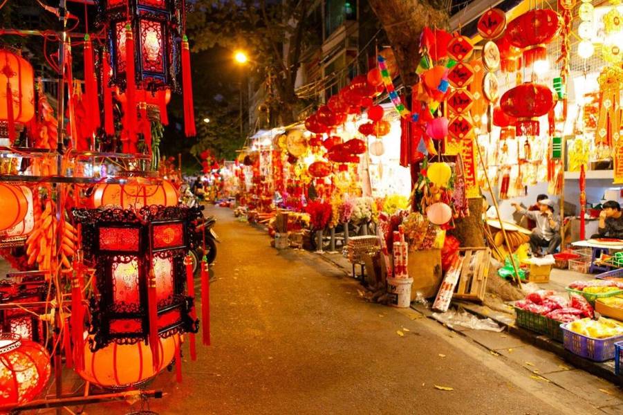 Tết tại phố Hàng Mã
