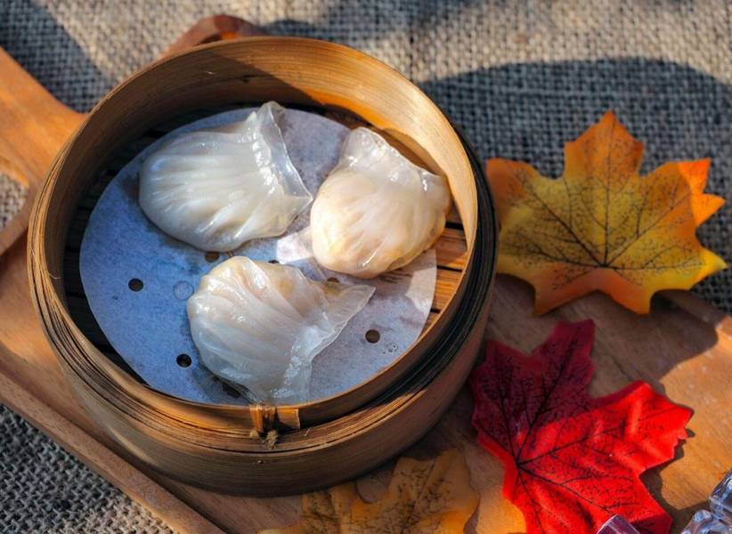 Há cảo tôm thịt