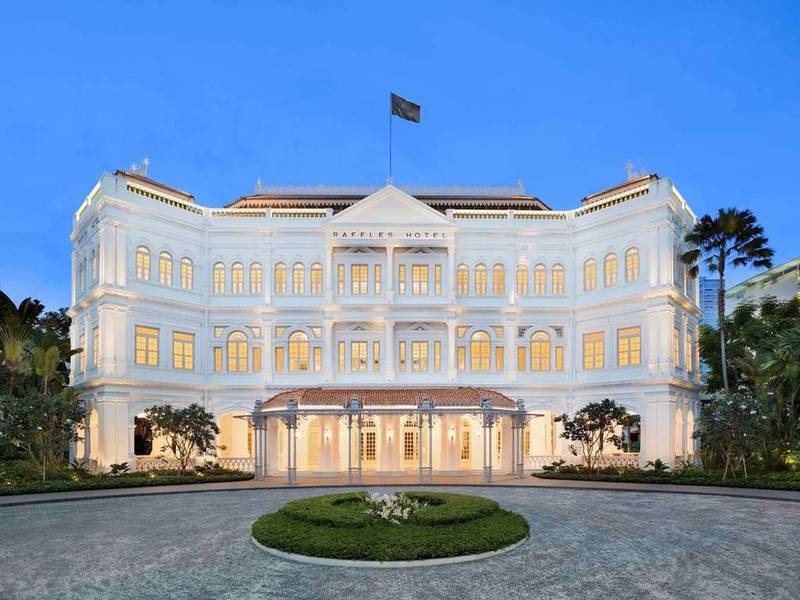 Rafles Hotel Singapura dengan kemewahan dan sejarah