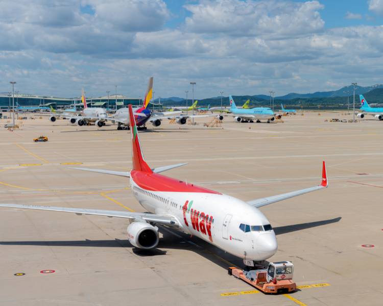 T'way Air co hang bay co ty le bay dung gio cao nhat