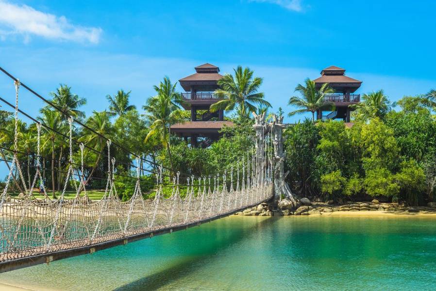 Đảo Sentosa với thiên nhiên xanh rì đầy quyến rũ - Đi Singapore mua gì