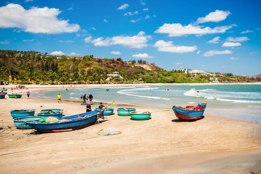 Làng chài Mũi Né nổi tiếng với cảnh biển yên ả cùng các hoạt động đánh bắt cá nhộn nhịp | bản đồ du lịch Mũi Né