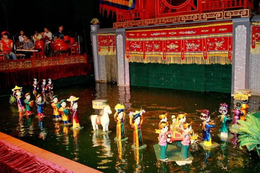 Xem rối nước Rồng Vàng sẽ đưa bạn đến nhiều khung bậc cảm xúc | Công viên bờ sông Sài Gòn