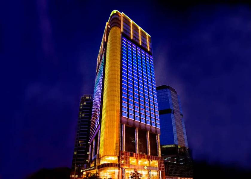 Khách sạn Regal Hong Kong lung linh về đêm I Du lịch Hong Kong tháng 11