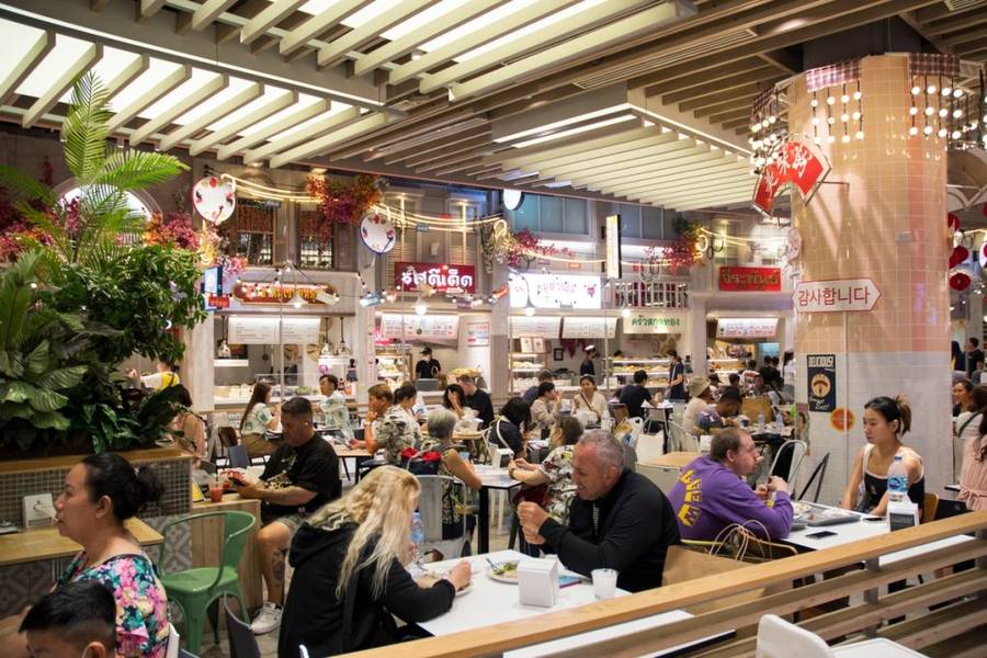 Khu ẩm thực của Siam Paragon luôn khiến du khách mê mệt