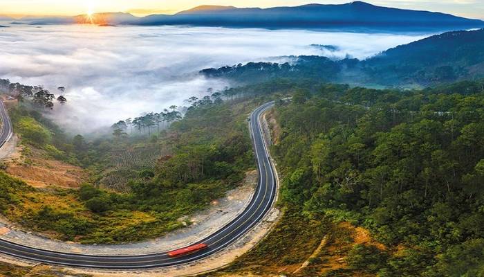 Đèo Tà Nung - được mệnh danh là con đường tơ lụa Đà Lạt 