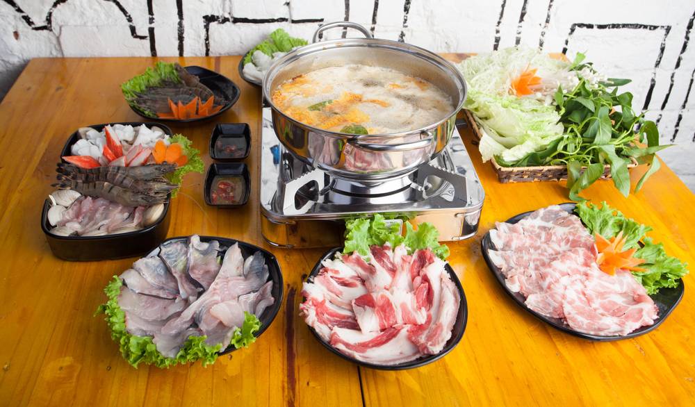 Vietnamese barbecue and hotpot