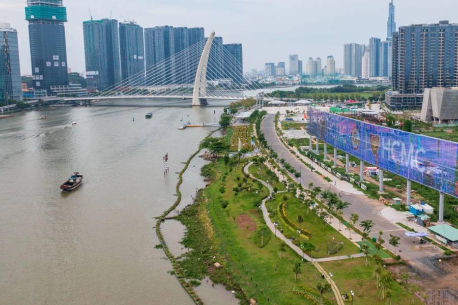 Công viên bờ sông Sài Gòn - cảnh đẹp Sài Gòn