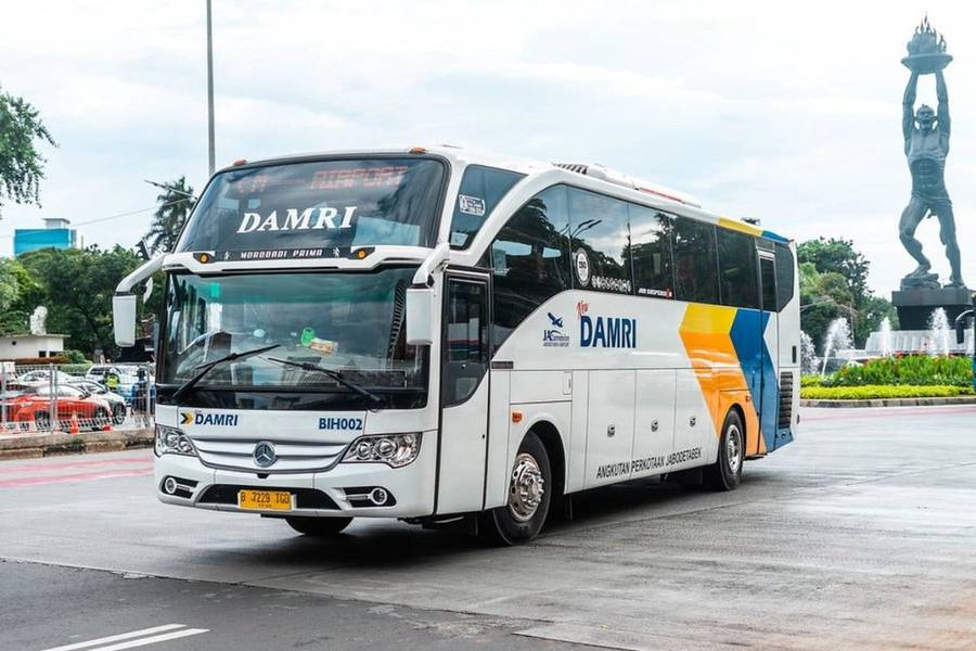 Layanan Bus Damri dari Bandara Soekarno Hatta