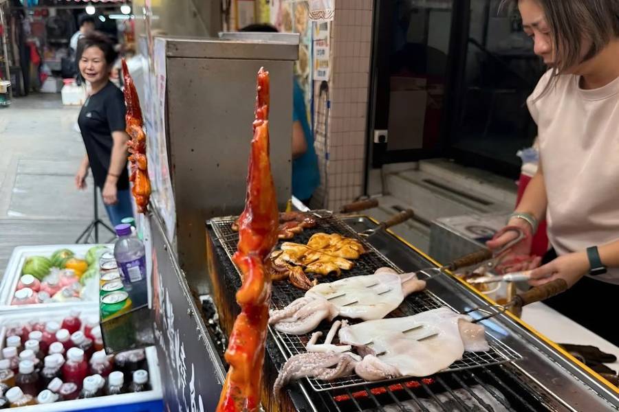 Hải sản nướng thơm lừng - ẩm thực đặc trưng tại làng chài Tai O