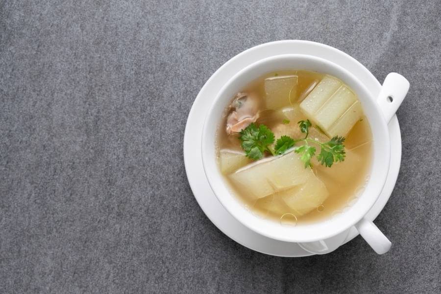 Canh bí đao là món ăn phổ biến của ẩm thực Quảng Đông, được hầm mềm, thấm đẫm gia vị