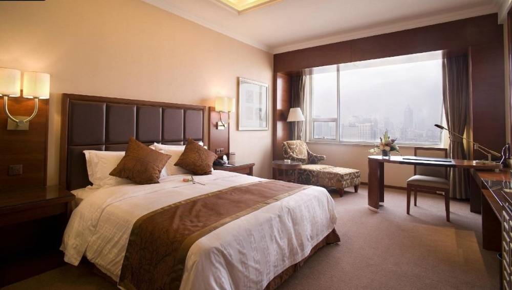 Phòng nghỉ ấm cúng với tầm nhìn thành phố tại Hotel Nikko Wuxi