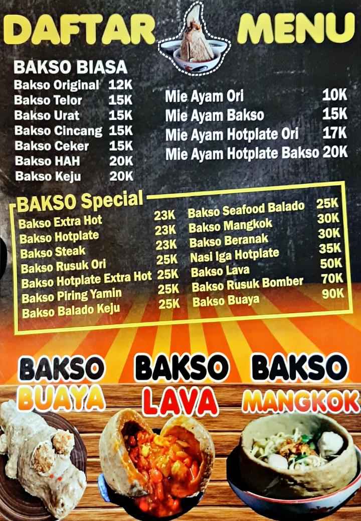 Bakso rusuk joss harga