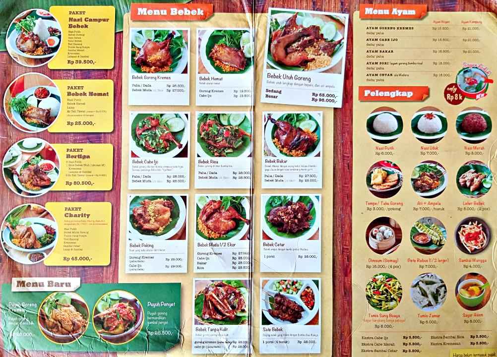 Bebek Kaleyo Grand Wisata Menu Updated Menu For Bebek Kaleyo Grand Wisata Tambun Selatan Bekasi Traveloka Eats