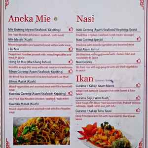 imperial chinese food van menu