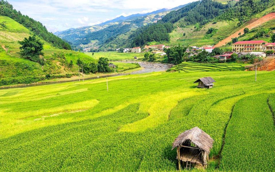 Ruộng bậc thang Sa Pa yên bình tại thôn Vù Lùng Sùng
