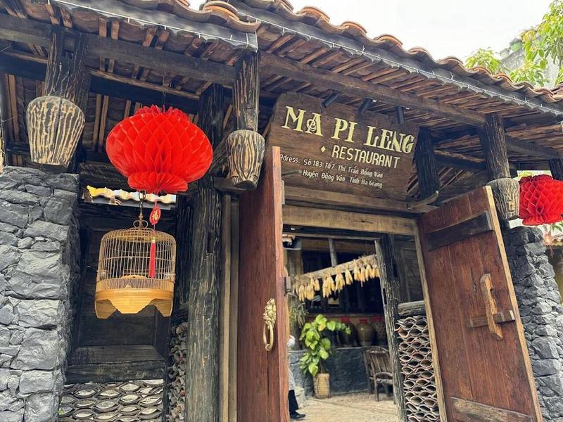 Mã Pí Lèng Restaurant là nhà hàng Hà Giang mang đậm bản sắc ẩm thực miền núi phía Bắc
