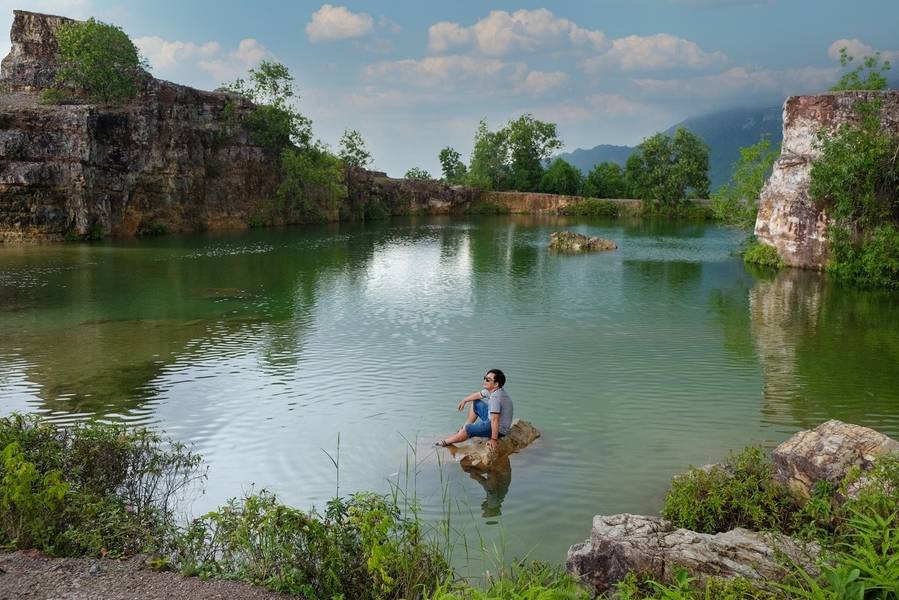 Hồ Tà Pạ An Giang có rất nhiều góc check in sống ảo tuyệt đẹp