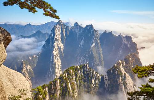 ภูเขาหัวซาน (Huashan Mountain)