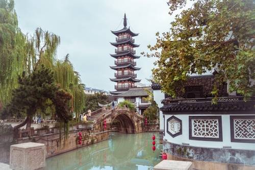 เที่ยวจีน วัดฟาวหัว (Fahua Pagoda) 