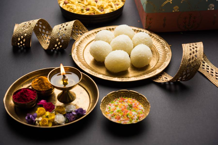  plate full of Rasgulla sweet