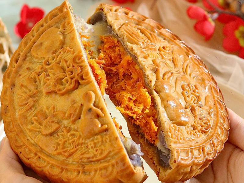 Bánh trung thu chà bông mochi