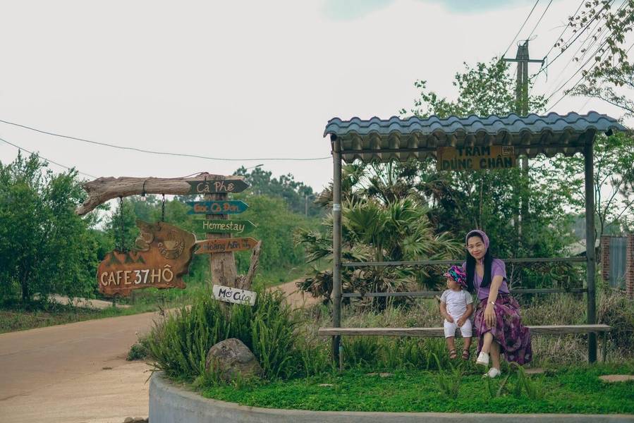 Quán Cafe 37 Hộ tại Khu 37 Hộ Măng Đen nổi tiếng với không gian cực “chill”