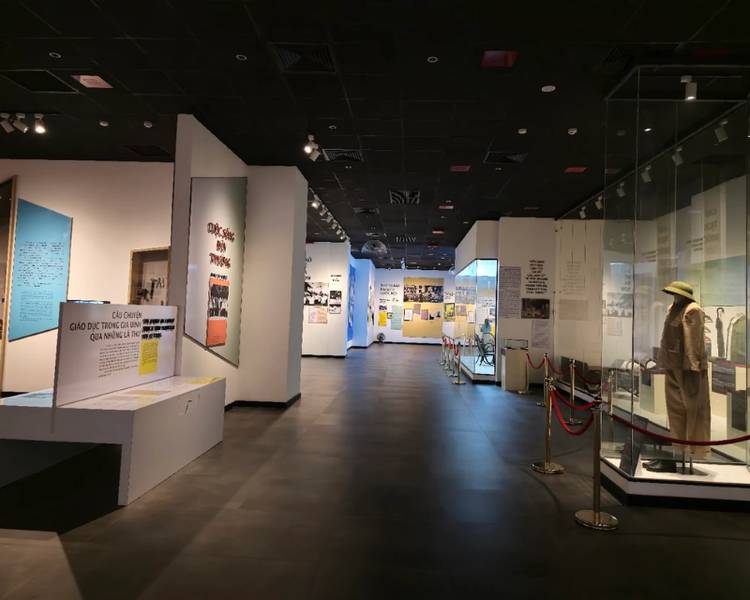 Hàng nghìn hiện vật lịch sử quý giá được trưng bày tại bảo tàng Tôn Đức Thắng.