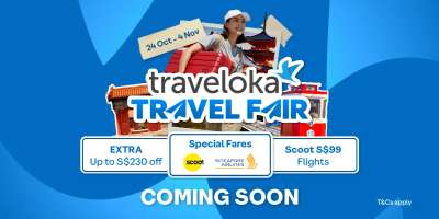 Traveloka Travel Fair 2025: Up To S$230 Exclusive Coupons, SQ Deals and Scoot Flash Sale, Traveloka Team