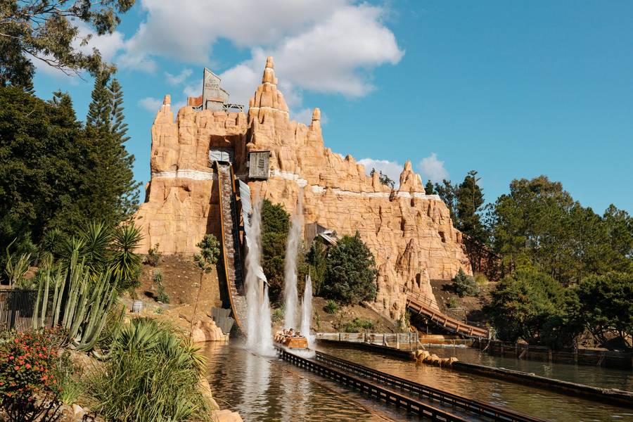 Wild West Falls Adventure Ride at Movie World on the Gold Coast