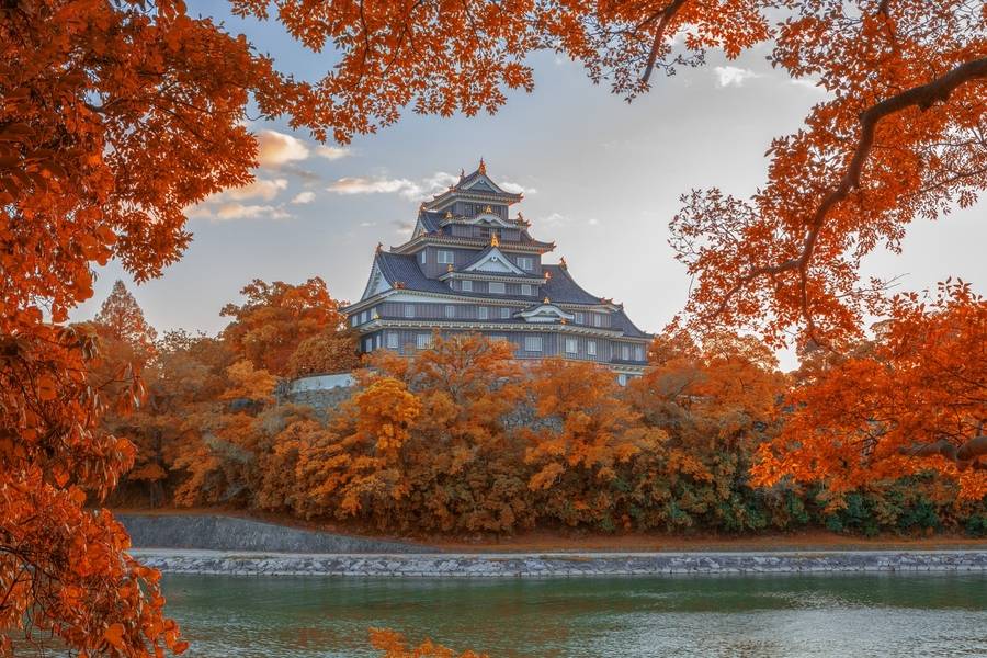 Okayama rực rỡ vào mùa thu.