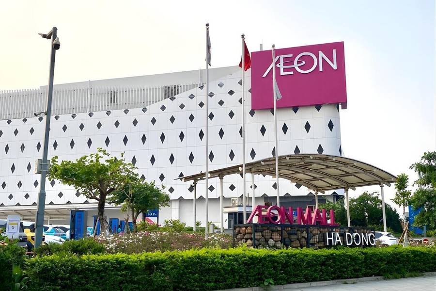 Aeon Mall Hà Đông được thiết kế lấy cảm hứng từ phong cách Nhật Bản.