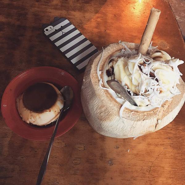 코코넛 젤리 한 상