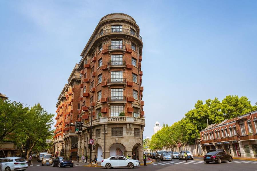 Những mái vòng đặc trưng của tòa Wukang Mansion.